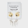 SUGARFIX by BaubleBar Bone To Be Wild Earring Set - Gold/Silver - 2 of 3