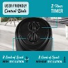 Brentwood 32-In. 3-Speed Portable Oscillating Tower Fan with Timer, F-32T (Black) - 3 of 4