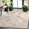 Milos MLO106 Power Loomed Indoor/Outdoor Area Rug - Ivory/Grey - 9'x12'- Safavieh - 2 of 4