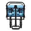 HTUTWOO Colorful Collapsible Foldable Wagon Cart, Heavy Duty 225lbs All-Terrain Wheels for Beach Camping Grocery Shopping - 4 of 4