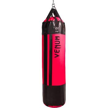 Venum Elite Hurricane Punching Bag (Unfilled) - Black/Neo Pink
