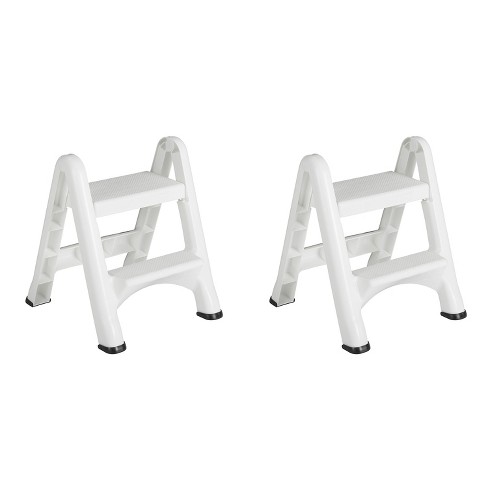 Featured image of post Plastic Two Step Ladder - A wide variety of 2 step plastic step ladder options are available to you, such as project solution ··· plastic stacking one two stool table step ladder chair for child toilet step stool.