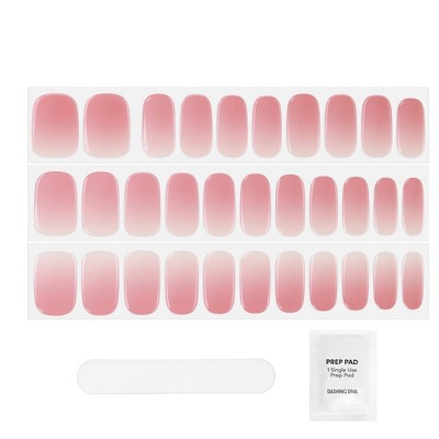 Dashing Diva Glow Palette Nail Art - Rosewater Glam - 32ct_1