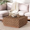 bali & pari Karina Coffee Table Natural Seagrass/Light Brown - 3 of 4