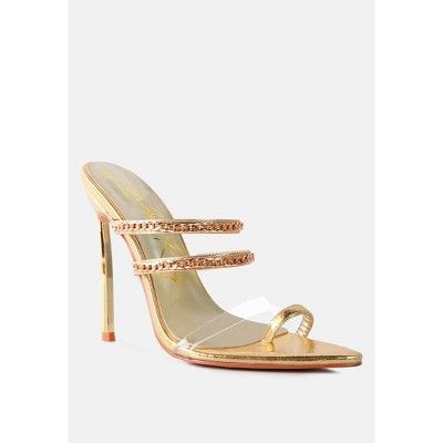 Tickle Me Toe Ring Stiletto Women Sandals