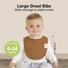 KeaBabies 8pk Organic Baby Bibs for Boy, Baby Drool Bib for Baby Boys and Girls, Newborn Teething Bibs - 2 of 4
