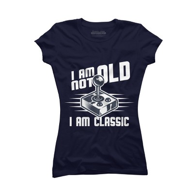 Junior's Design By Humans I Am not Old I am Classic By nerdycorner T-Shirt