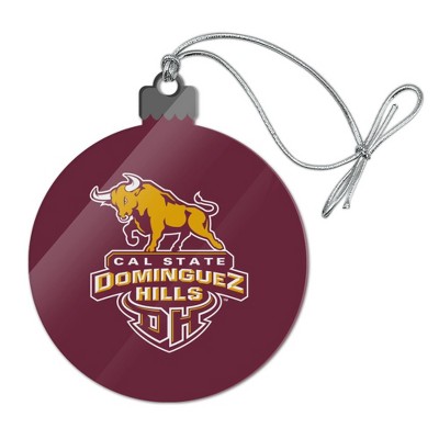 California State University Dominguez Hills Primary Logo Acrylic Christmas Tree Holiday Ornament