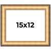 PosterPalooza | Traditional Gold Picture Frame - UV Acrylic, Backing Board, Hanging Hardware Included - 2 of 4