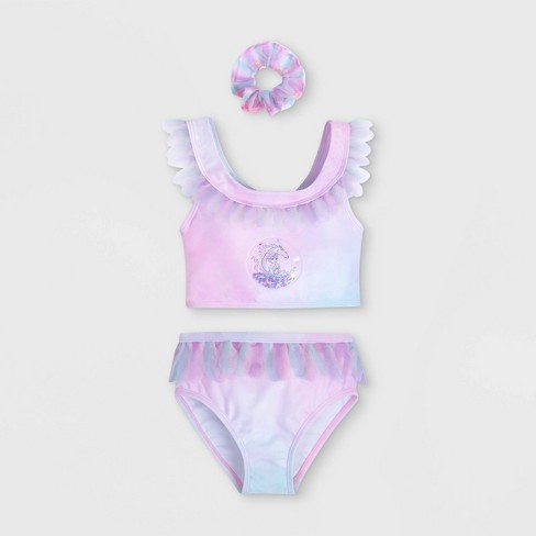 Girls' Disney Elsa 2pc Swimsuit - Disney Store : Target