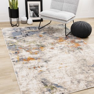 Rug Branch Contemporary Distressed, Organic Taupe Indoor Area Rug - 1 of 4