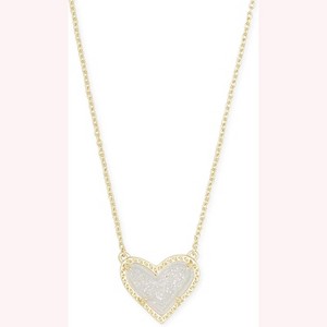 Heart Pendant Necklace Adjustable Chain Length Fashion Jewelry for Women - 1 of 4