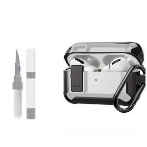 HTUTWOO AirPods Pro 2/1 Case Lock with Cleaner Kit  (S/M/L),  Protective Cover for iPod Pro (2023/2022/2019) with Keychain - 1 of 4