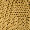 PAGED Modern 20 x 20 Inch Round Pouf with Diamond Texture, Knitted Cotton Bean Bag Chair for Living Room, Bedroom, Dorm, No Assembly - 2 of 4