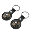 Keyscaper NFL NFC Historic Teams Insignia Black Airtag Holder 2-Pack - 2 of 4