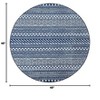 TROPOW Washable Area Rugs, Vintage Oriental Rug, Low Pile Stain Resistant Carpet with Non-Slip Backing, Stain Resistance Rug for Bedroom Dining Room - 3 of 4