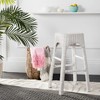 Percy Wicker Counter Stool - WIK6501 - White - Safavieh - 2 of 4