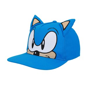 Sonic The Hedgehog Big Face Youth Blue Snapback Hat - 1 of 4