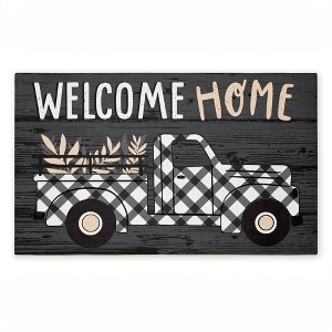 Stupell Industries Country Rustic Welcome Truck Printed Outdoor Door Mat, design by Arrolynn Weiderhold, 18"x30" - 1 of 4