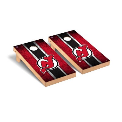 NHL New Jersey Devils Premium Cornhole Board Vintage Version