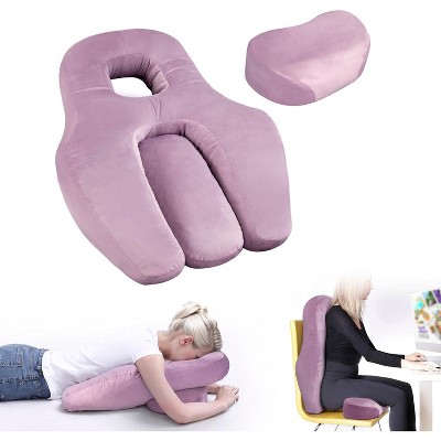 MaseiKar 2N1 BBL Pillow After Surgery for Sleeping + Back Support Pillow Set Convertible Face Down Pillow for Sleeping, Foam Face Down Butt Pillow