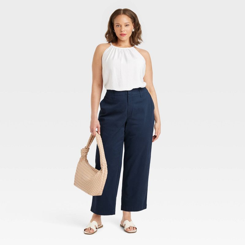 Women's High-Rise Straight Ankle Chino Pants - A New Day™, 4 of 9