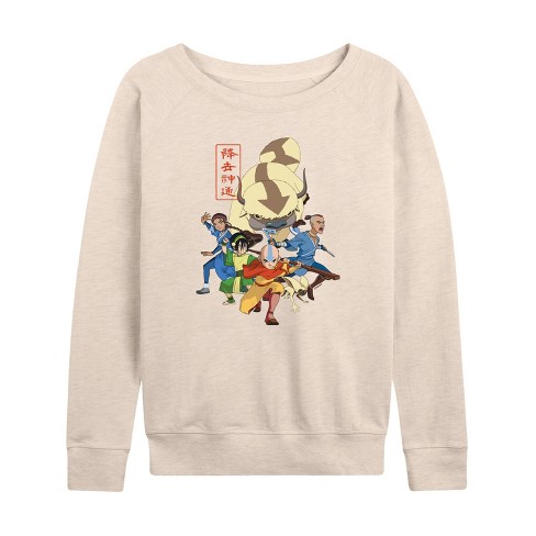 Women's - Avatar: The Last Airbender - Aang Group Lightweight French Terry Slouchy - image 1 of 4