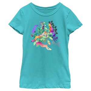 Girl's Encanto Antonio Magical Animal By Sebas Pakui T-Shirt - 1 of 4