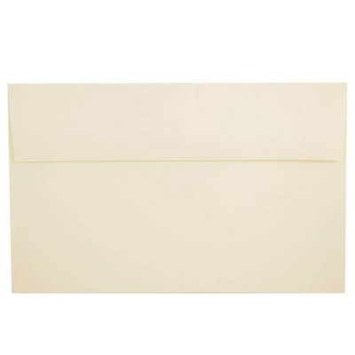 JAM Paper A10 Strathmore Invitation Envelopes 6 x 9.5 Ivory Wove 900849930I