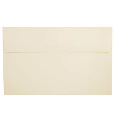 JAM Paper A10 Strathmore Invitation Envelopes 6 x 9.5 Ivory Wove 900849930I