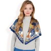 Anna-Kaci Women's Floral Paisley Satin Silk Scarf with Vibrant Prints and Elegant Square Design - 2 of 4