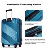 3 Piece Luggage Sets, Lightweight Suitcase With 2 Hooks And 360 Degree Spinner Wheels For Men Women (20in/24in/28in) - 3 of 4