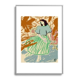 sandrapoliakov FIRST WARM DAY AFTER WINTER Metal Framed Art Print - Deny Desings - 1 of 3