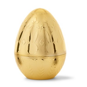 5" Gold Plastic Fillable Easter Egg - Spritz™ - 1 of 3