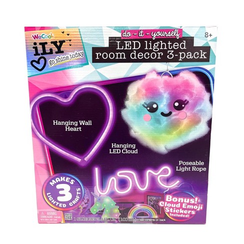 Ily Lumiglow Diy Led Lighted Room Decor 3pk : Target