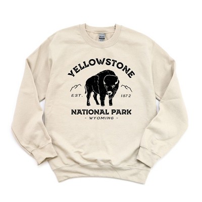 Simply Sage Market Women's Graphic Sweatshirt Vintage Yellowstone National Park
