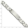 Black Bow Jewelry Men's 12mm Polished Stainless Steel I.D. Link Bracelet, 9 Inch - 4 of 4
