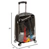 Rockland Departure Hardside Spinner Wheel Luggage 2-Piece Set (20/28) - 4 of 4