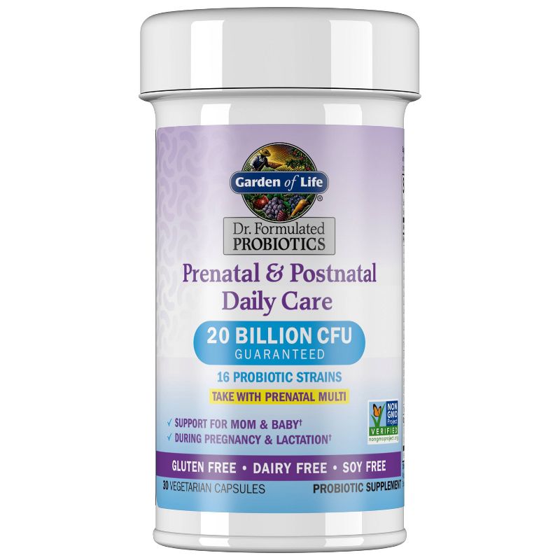 Garden of Life Dr. Formulated 20Billion Pre-Post Natal Daily Care Capsules - 30ct, 3 of 8