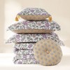 Lush Décor King/California King Lillian Block Print Reversible Comforter Purple - 4 of 4