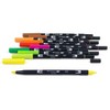 Tombow 10ct Dual Brush Pen Art Markers - Citrus: Multicolored Non-Toxic Double Tip, 0.8mm Point, Stationery & Office - 2 of 4