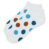 Memoi Polka Dance Soft-Fit Cotton-Rich Low Cut Women's Socks - 3 of 4