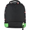 Monster Jam Lunch Box Grave Digger Monster Truck Dual Compartment Insulated Big Lunch Bag for Work Travel - 4 of 4