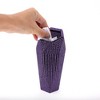 Unique Bargains Auto Car Trash Can Durable Front Seats Trash Bin Purple 1 Pc 3.5" Length 3.1" Width 7.9" Height ABS Rhinestone - 4 of 4