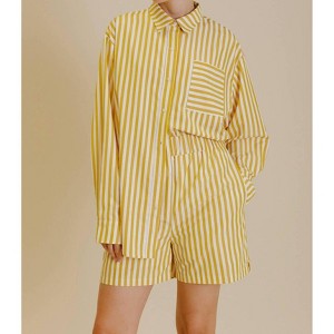 Women's Striped Shorts - Aureum - 1 of 3