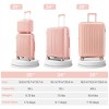 BEAFUP Luggage 4 Piece Sets(14/20/24/28), Hard Shell Lightweight TSA Lock Carry on Expandable Suitcase with Spinner Wheels Travel Set for Men Women - 3 of 4