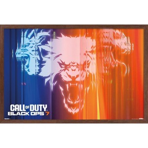 Trends International Call of Duty: Black Ops 7 (2025) - Vault Edition Key Art Landscape Framed Wall Poster Prints - 1 of 4