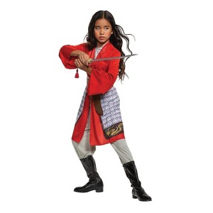 Girls' Mulan Hero Jumpsuit - 1 of 2