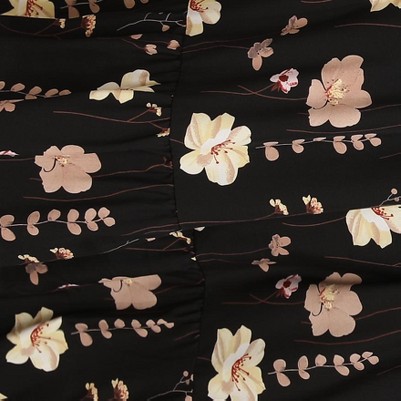 black yellow flowe