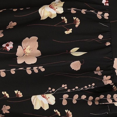 black yellow flowe